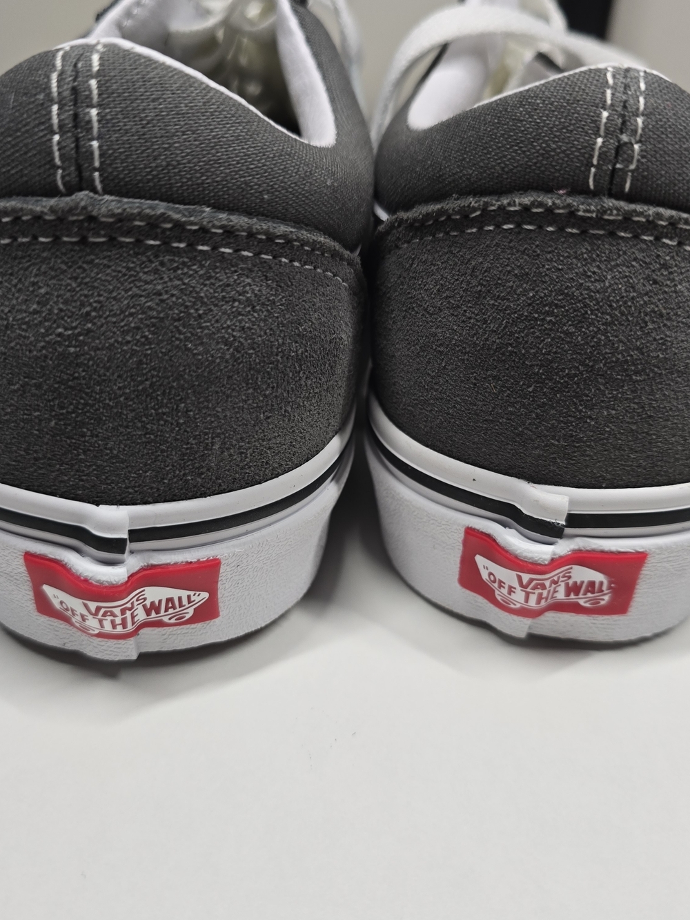 Vans Old Skool Sneakers Pewter/True White Women’s 8.5 NWOT with Box - Picture 5 of 14